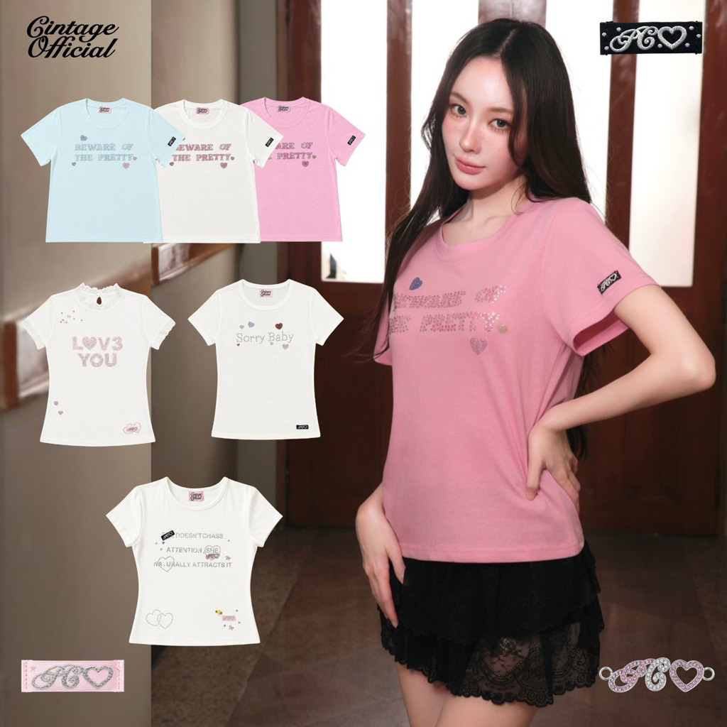 Cintage x Pimmmmss | CT2235 Reve , CT2236 vivian babytee