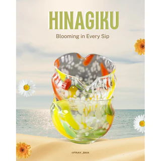 Hinagiku matcha handmade bowl, ชามแก้วมัทฉะ Hunagiku