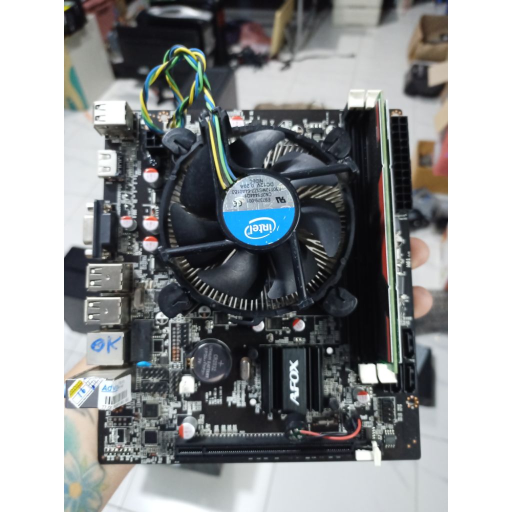 เมนบอร์ดพร้อม CPU socket 1155 Gen 3 บอร์ด พร้อม CPU i5 3470 แรม 4GB