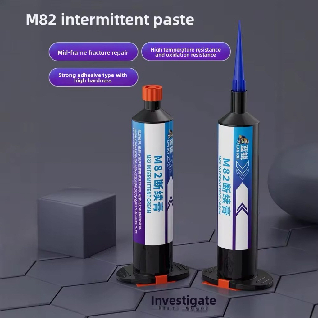 LANRUI-M82 ไม่ต่อเนื่องวางสําหรับซ่อมรอยขีดข่วนสวมใส่การแตกหักกรอบโทรศัพท์ Fracture หักซ่อมเครื่องมือ 30ML