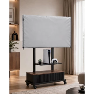 ผ้าคลุมทีวีทนฝน ทนแดด ใช้งานยาว ผ้าหนา (ทีวีขนาด 24"-55") ผลิตในประเทศไทย รับประกันสินค้า 3 ปี