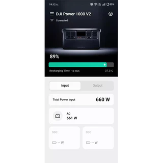【รุ่นใหม่】 DJI Power 1000 V2 สถานีไฟฟ้าแบบพกพา แบต LiFePO4 1024Wh, 2200W (Peak 2600W) เอาต์พุต USB-C