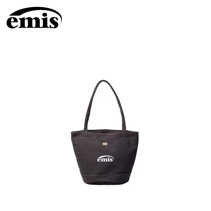 『 EMIS 』🇰🇷EMIS BASIC CANVAS TOTE BAG กระเป๋าโท้ทผ้าใบทรงเรียบ