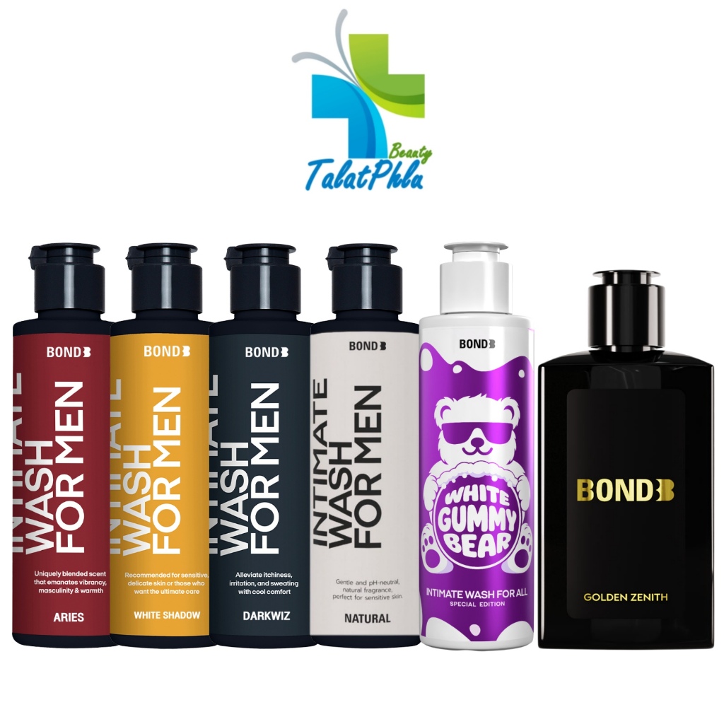 Bond Intimate Wash [ขวดใหญ่] [1 ขวด] ผลิตภัณฑ์ทำความสะอาดจุดซ่อนเร้น เจลล้างน้องชาย บอนด์
