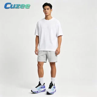 Cuzee สินค้ามาใหม่ รองเท้าผ้าใบวิ่งสำหรับผู้ชายและผู้หญิง รองเท้าเดินกลางแจ้ง กันกระแทก กันลื่น