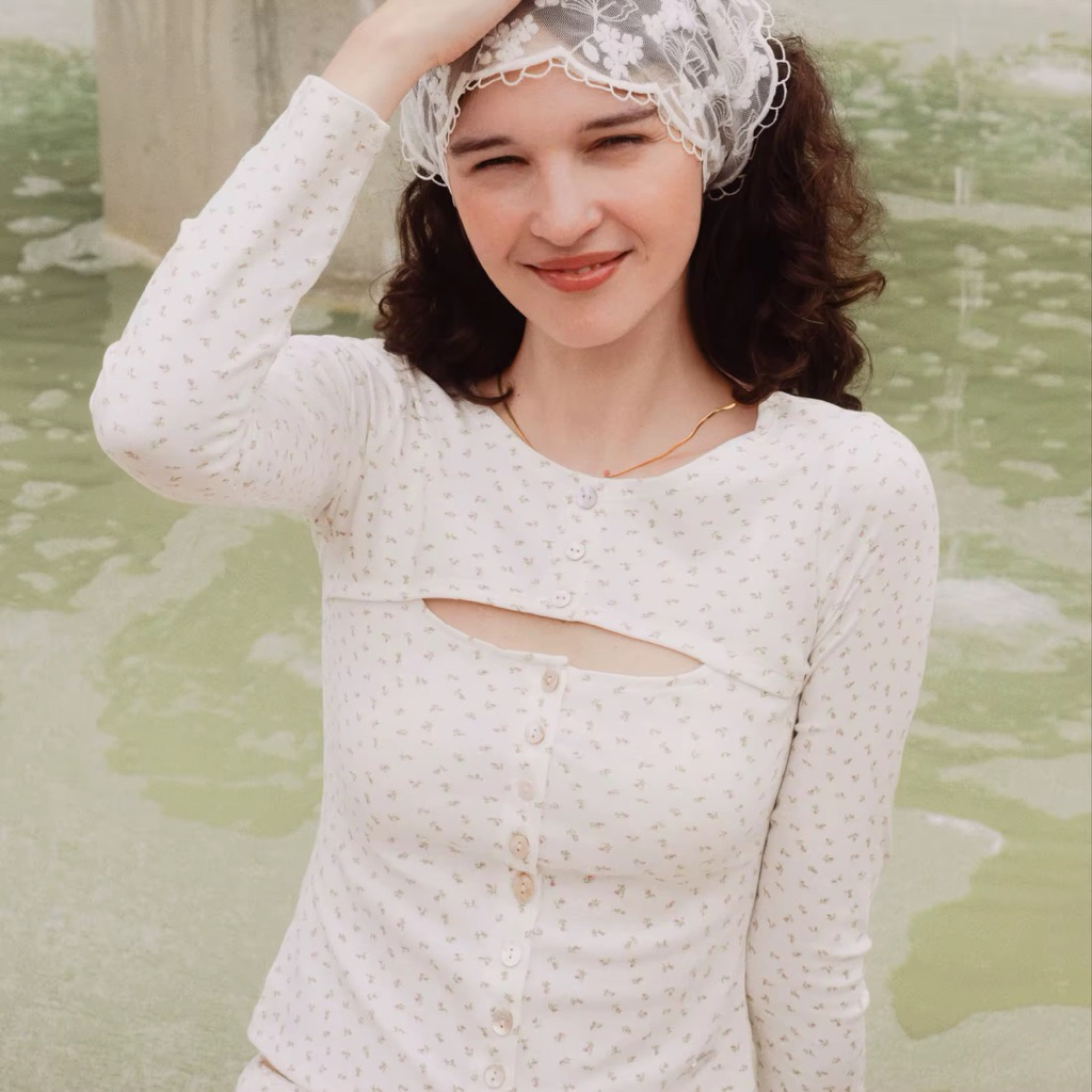 lookbooklookbook marie top เสื้อแขนยาว