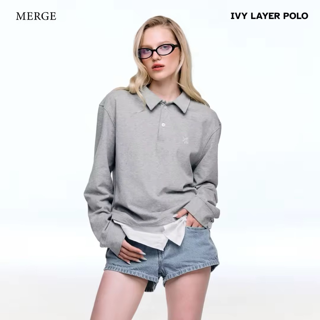 new พร้อมส่ง🍑🍅 Merge Official - Ivy Layer Polo sz.XL”