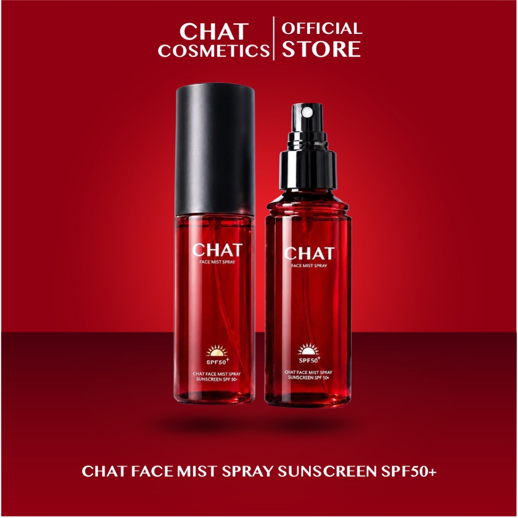CHAT FACE MIST SPRAY SUNSCREEN SPF50+ สเปรย์กันแดด SPF 50+
