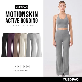 Yuedpao MotionSkin Active Flare Leggings เลกกิ้งขาบาน กางเกงออกกำลังกายผู้หญิง กางเกงโยคะ พิลาทิส เอวสูง กระชับ (6 สี)