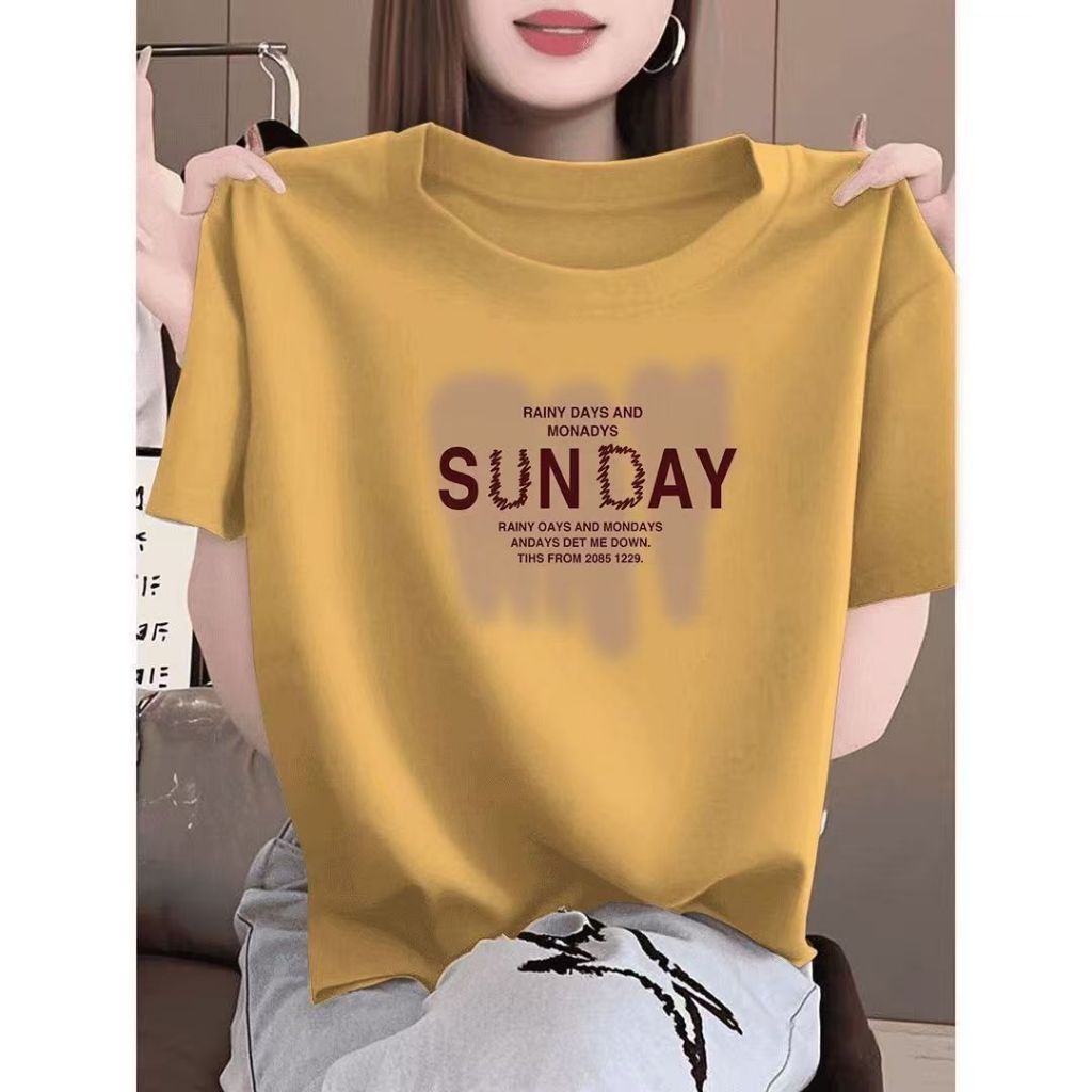 ดีไซน์ใหม่รับซัมเมอร์ 2026: เสื้อยืดแขนสั้นสำหรับผู้หญิงพร้อมลายกราฟิกการ์ตูน เสื้อสีพื้นคุณภาพเยี่ยมที่มีเอกลักษณ์เฉพาะ