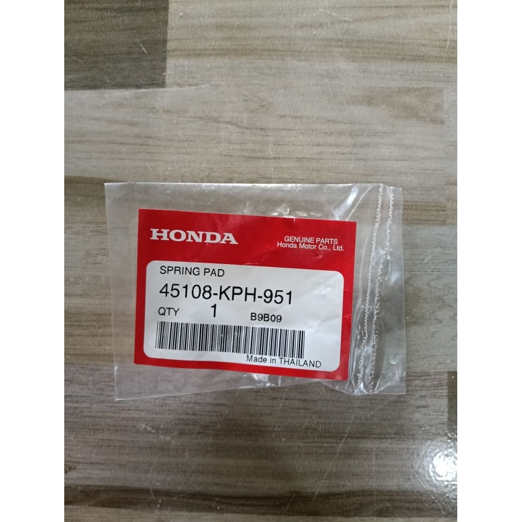 สปริงผ้าเบรคหน้า HONDA Wave125S,X Wave100S CBR150 MSX125 PCX160 ปี2021-24 แท้เบิกศูนย์ 45108-KPH-951