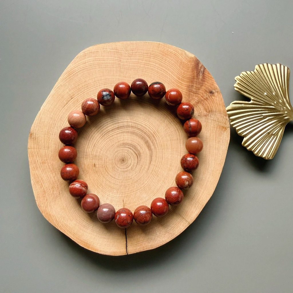 สร้อยหิน Red Jasper หินเรดจัสเปอร์