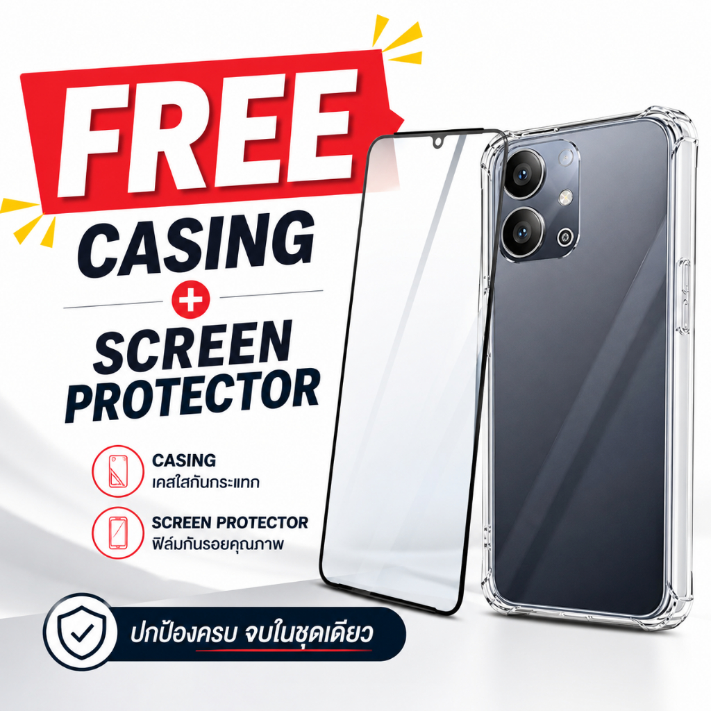 Free casing + screen protector for all smartphones mobile (not for sale)