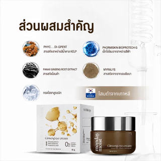 พร้อมส่ง🔥TikTok ยอดนิยม🔥 ครีมบำรุงรอบดวงตาโสม ลดริ้วรอย ลดใต้ตาคล้ำ ลดถุงใต้ตา ผิวรอบดวงตาดูสดใสขึ้น