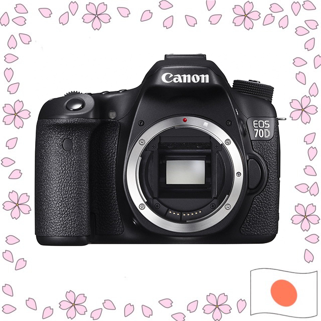 กล้องดีเอสแอลอาร์ Canon EOS 70D บอดี้ 20.2MP Dual Pixel AF Wi-Fi สีดำ มือสอง【ส่งตรงจากญี่ปุ่น】