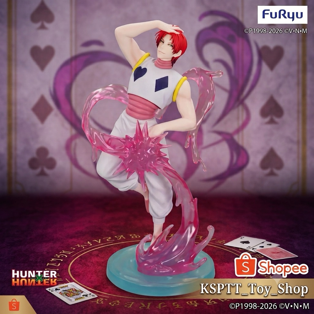 ✅ พร้อมส่ง,ลิขสิทธิ์แท้🇯🇵✅ Furyu Exc∞d Creative HUNTER×HUNTER  ♠️Hisoka♠️ Figure