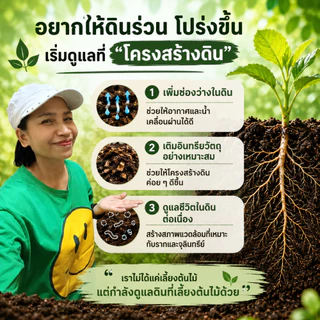 ไบโอชาร์ปรับโครงสร้างดิน พร้อมใช้ ชาร์จจุลินทรีย์จาวปลวก + จุลินทรีย์สังเคราะห์แสง (PSB) ช่วยให้ดินโปร่ง อุ้มน้ำ