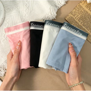 กางเกงชั้นในผู้ชาย ผ้าไหมน้ำแข็ง บ็อกเซอร์ 4 ตัว/ชุด สีไล่ระดับ ผ้าเรียบลื่น ใส่สบาย ไม่อับเหงื่อ ทรงสวย ดูผอมเพรียว