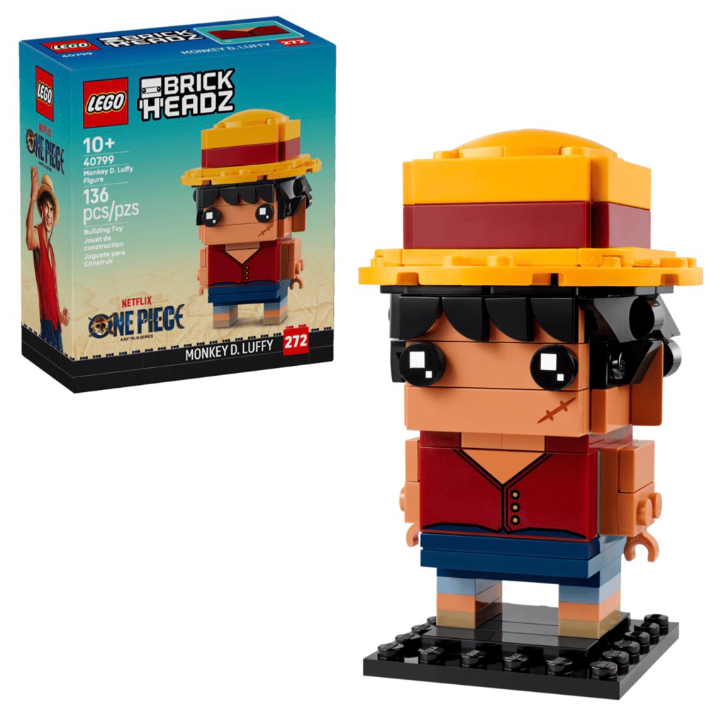LEGO One Piece #40799 BrickHeadz Monkey D. Luffy