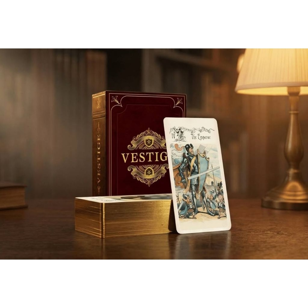 VESTIGE Tarot ไพ่ทาโรต์ขอบทองสไตล์วินเทจ ไพ่ยิปซี ไพ่ทาโรต์ Tarot Oracle Deck