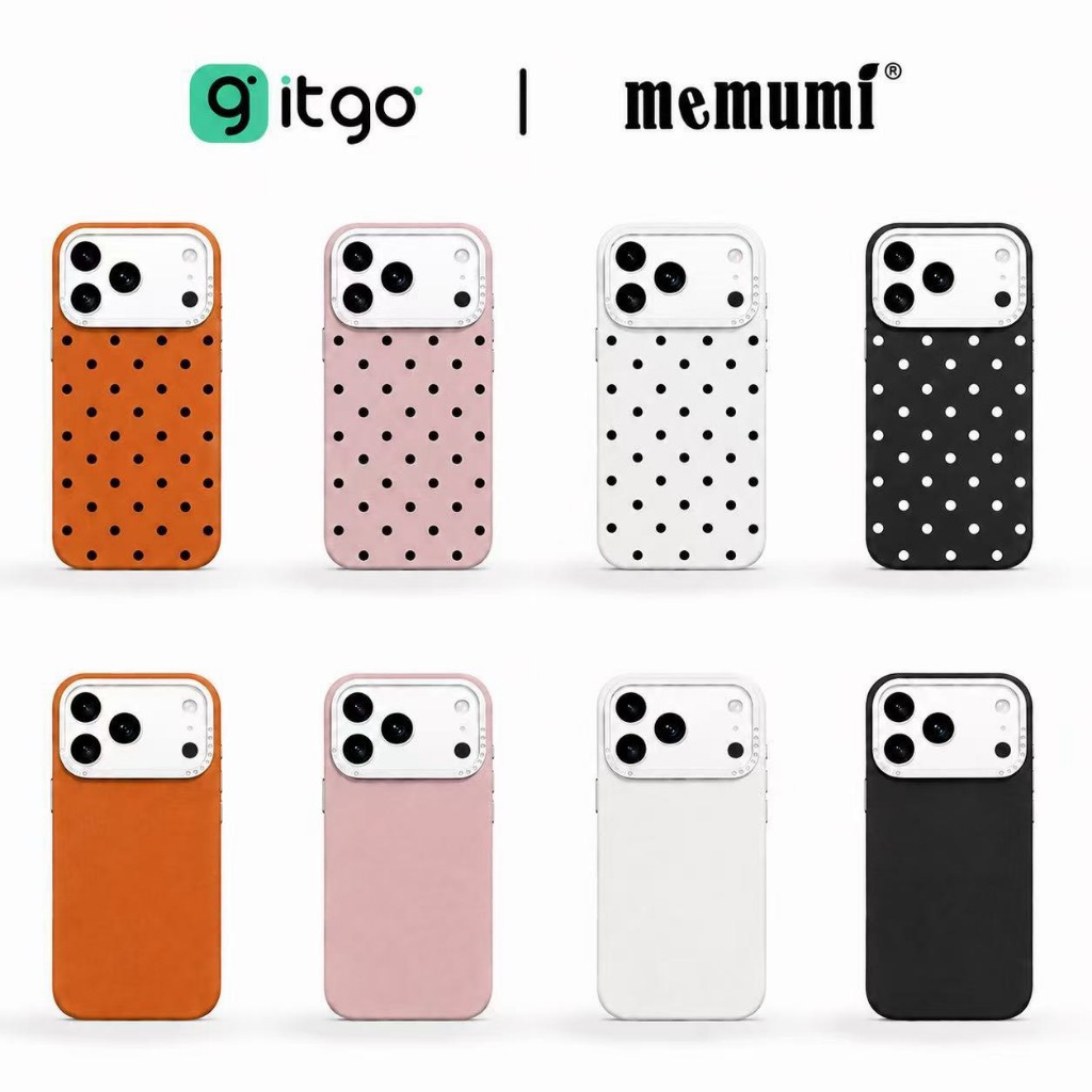 เคสหนัง Memumi Polkadot ซ่อน Magnetic โพกาดอทและสีพื้น ดีไซน์มินิมอล ด้านในสลักลาย ดอกไม้ หรูหรา