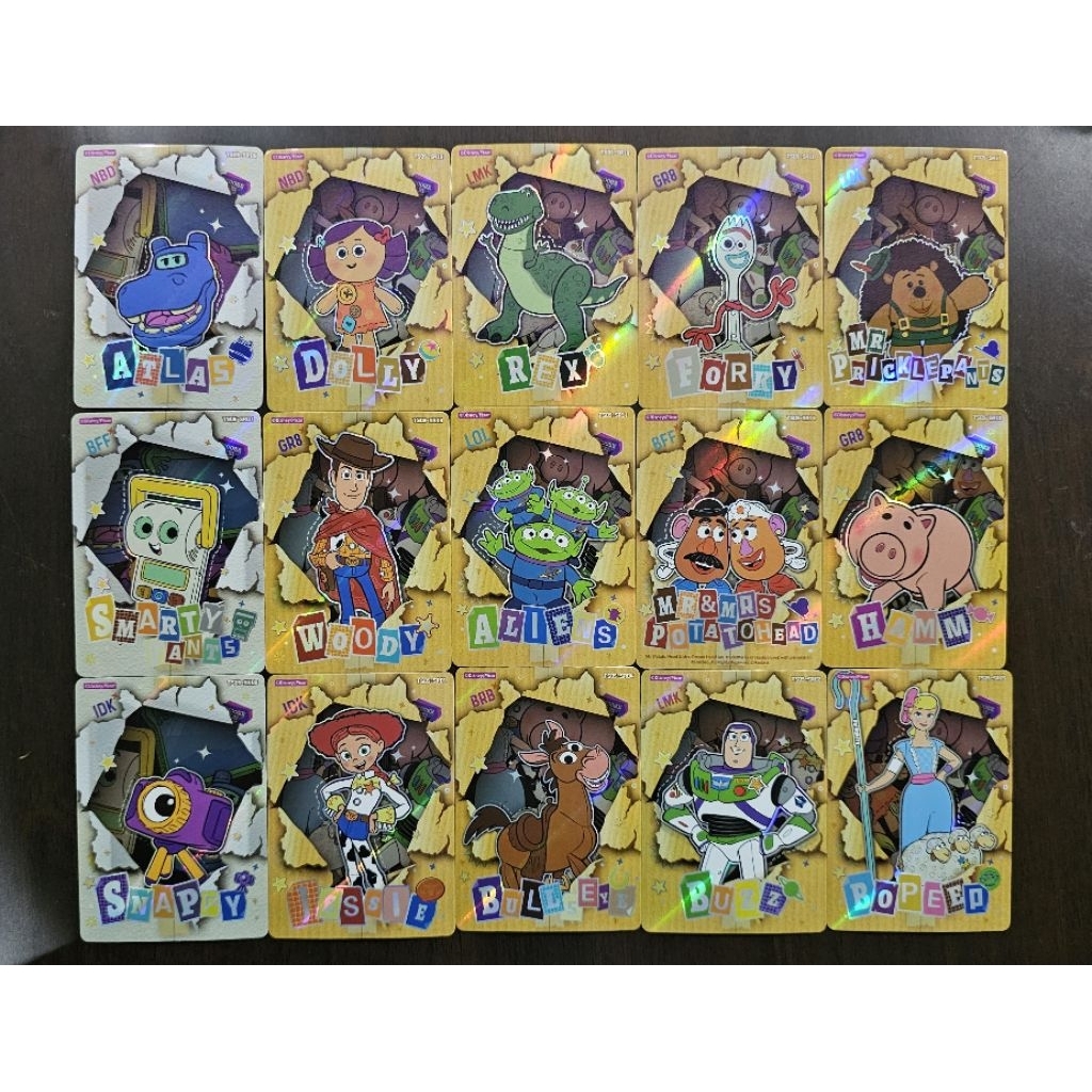 การ์ด Toy Story 30th Anniversary (SR) 15ใบ พร้อมส่ง