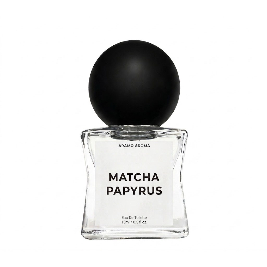 น้ำหอม Aramo aroma Matcha Papyrus edt 15 ml มือสอง