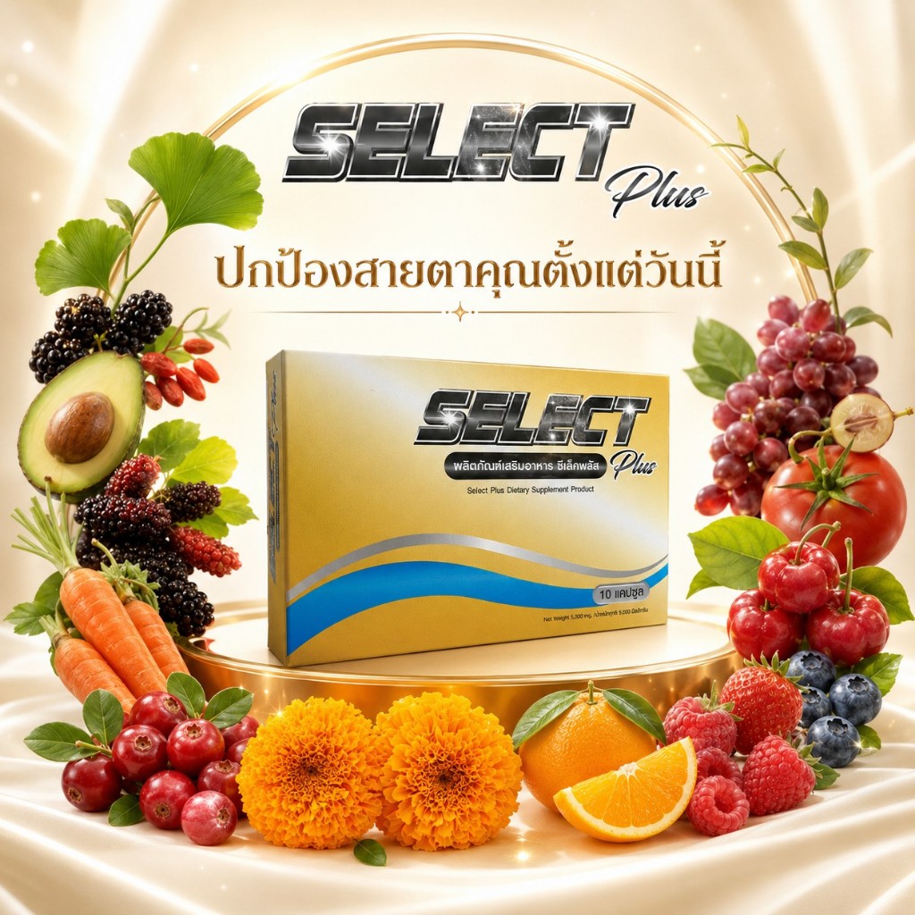 ซีเลคพลัส อาหารเสริมบำรุงดวงตาและสายตา เพื่อสุขภาพตาที่ดีขึ้น