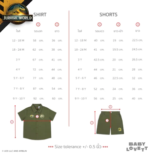[Babylovett] 04 Drop3 Jurassic World - Shirt and Shorts
