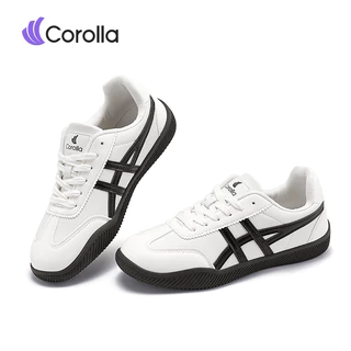 【รองเท้าผู้ชาย】Corolla Nova Shoes รองเท้าผ้าใบแฟชั่นสำหรับผู้ชาย สีขาวมินิมอล ดีไซน์คลาสสิก น้ำหนักเบา กันน้ำ กันลื่น