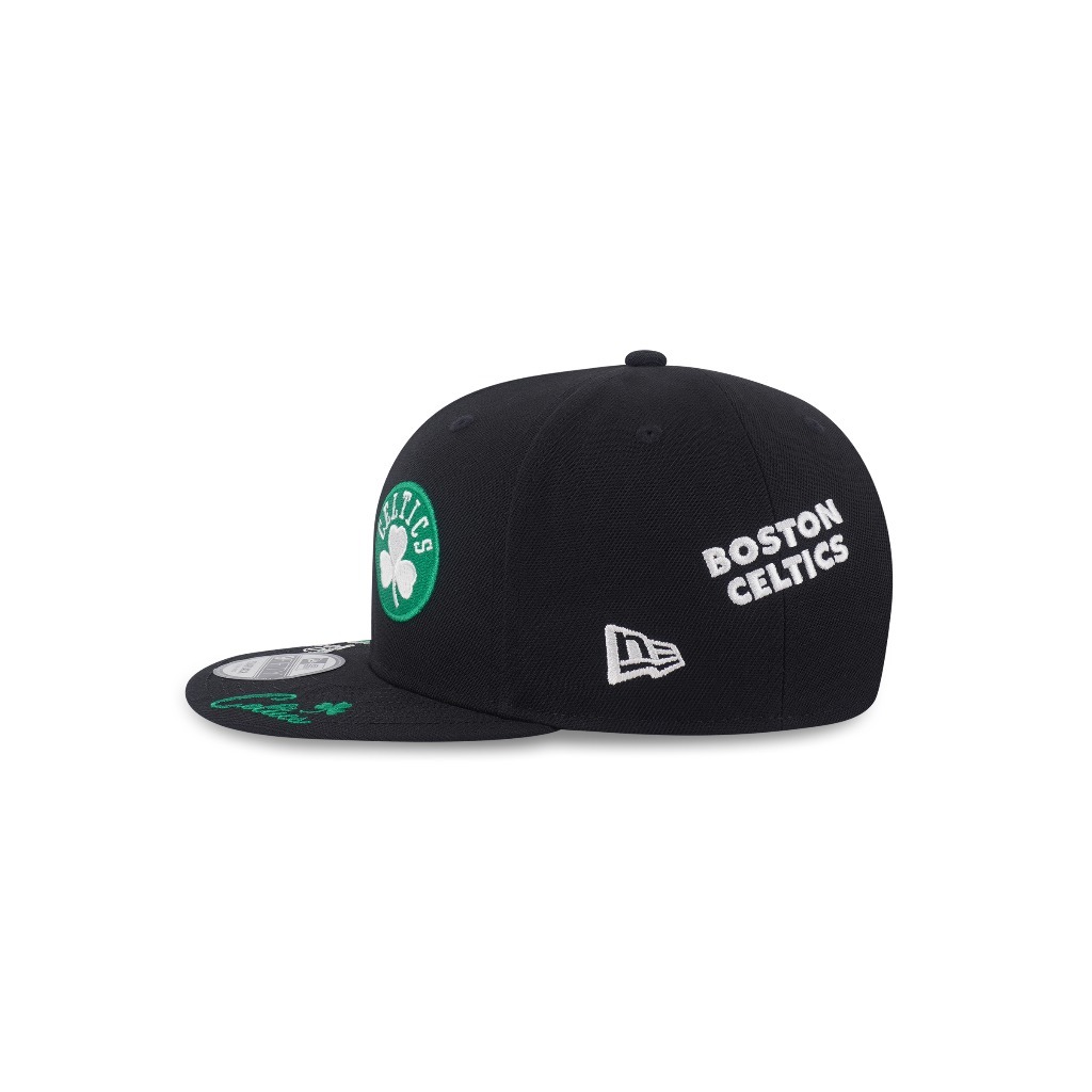 New Era قبعة 9Fifty ‏Boston Celtics ‏NBA — أسود — صورة 3