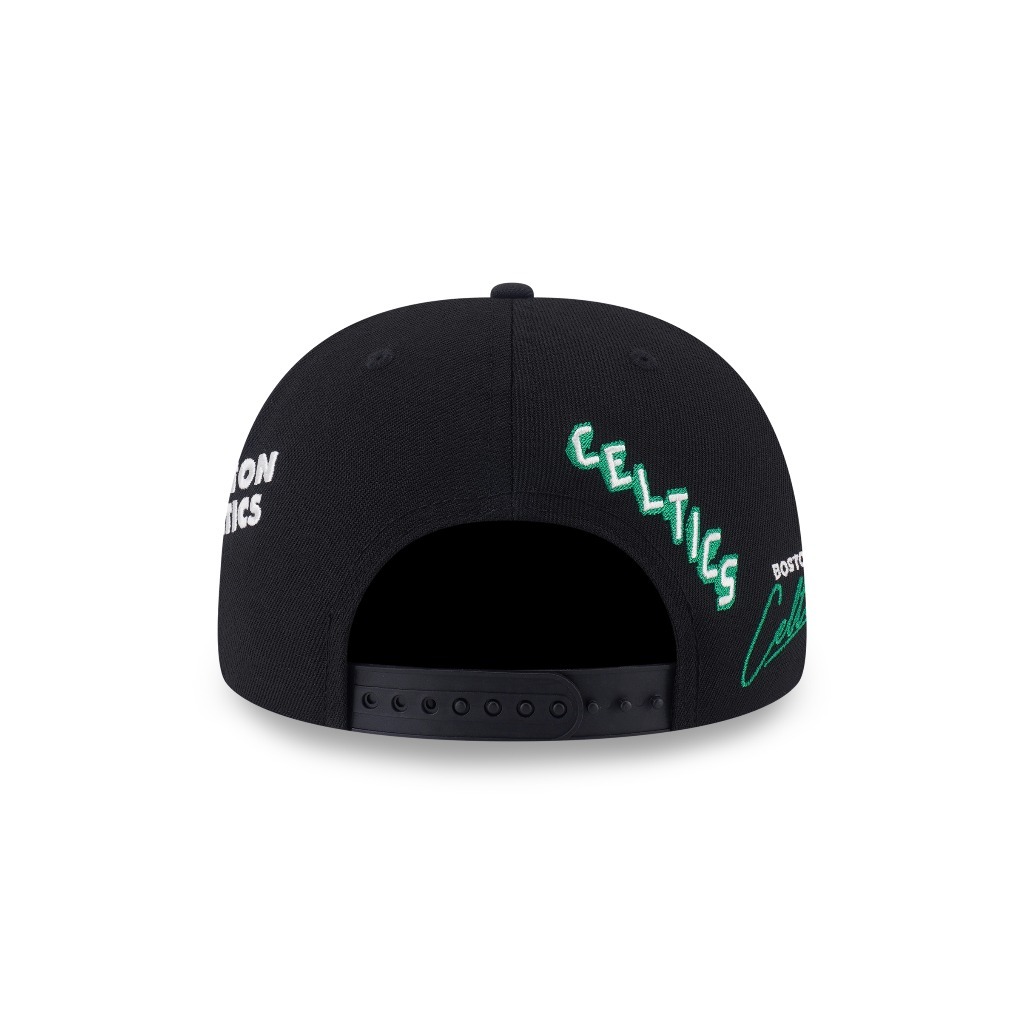 New Era قبعة 9Fifty ‏Boston Celtics ‏NBA — أسود — صورة 4