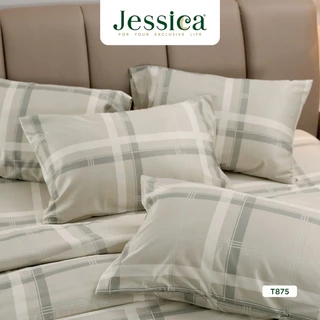 Jessica Tencel T875 ชุดเครื่องนอน ผ้าปูที่นอน ผ้าห่มนวม เจสสิก้า พิมพ์ลวดลายโดดเด่น ให้สัมผัสที่นุ่มลื่นดุจแพรไหม