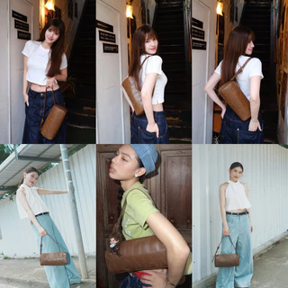 รุ่นใหม่ล่าสุด🌟🔥แท้ Gentlewoman Archive Shoulder Bag กระเป๋า Gentlewoman แท้ กระเป๋าสะพายไหล่ กระเป๋าถือ✨กระเป๋า SVG