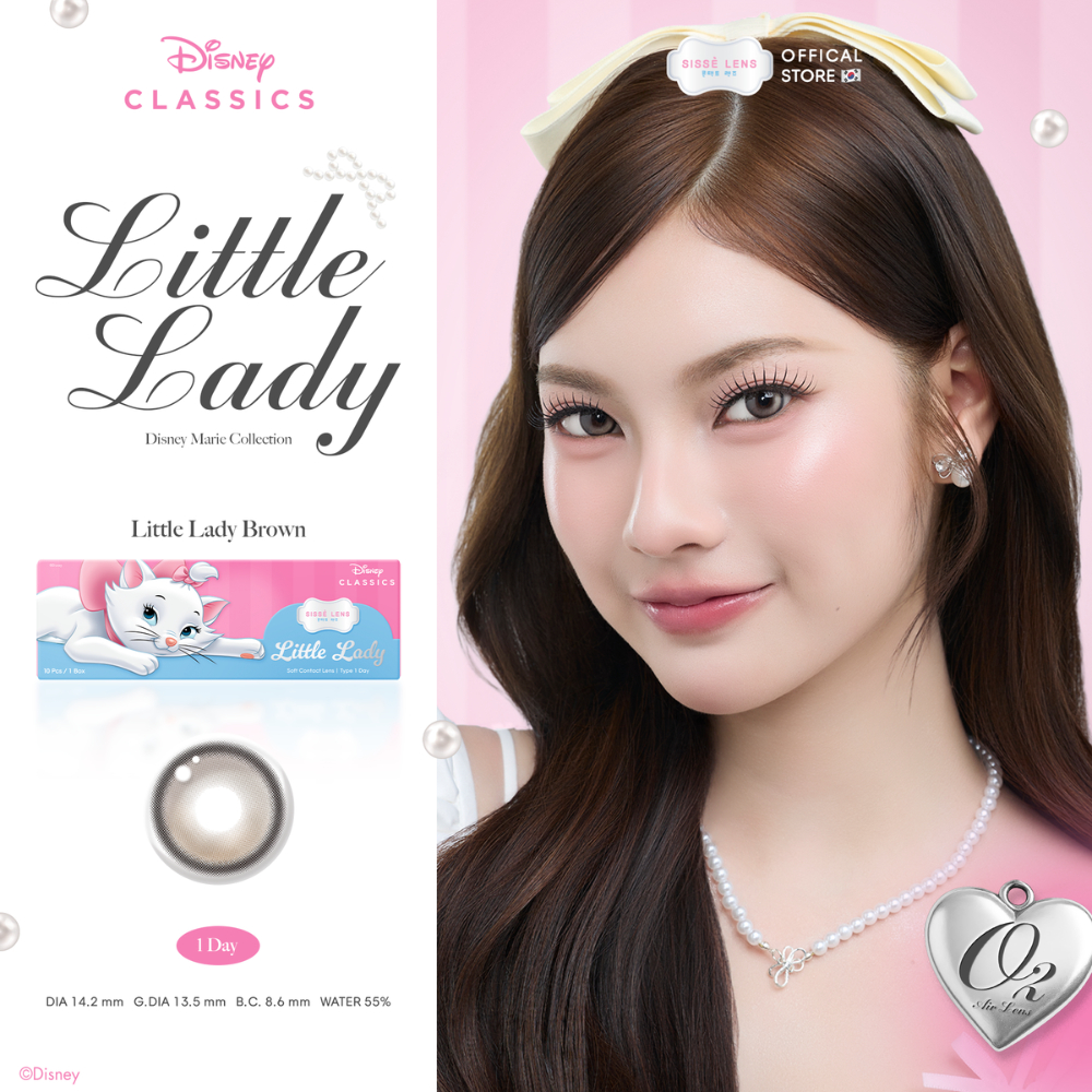 [ซื้อคู่คุ้มกว่า] Sisse Lens เลนส์รายวัน | Marie Little Lady : Disney Licensed Collection ลิขสิทธิ์ดิสนีย์แท้ 10 pcs