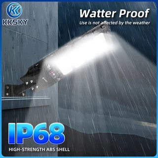 KKSKY โคมไฟถนนโซล่าเซลล์ 500000W สว่างค้าง ไฟโซล่าเซล ไฟถนนรีโมทคอนโทรล LED solar light IP68 กันน้ำ ไฟเซนเซอร์อัตโนมัติ