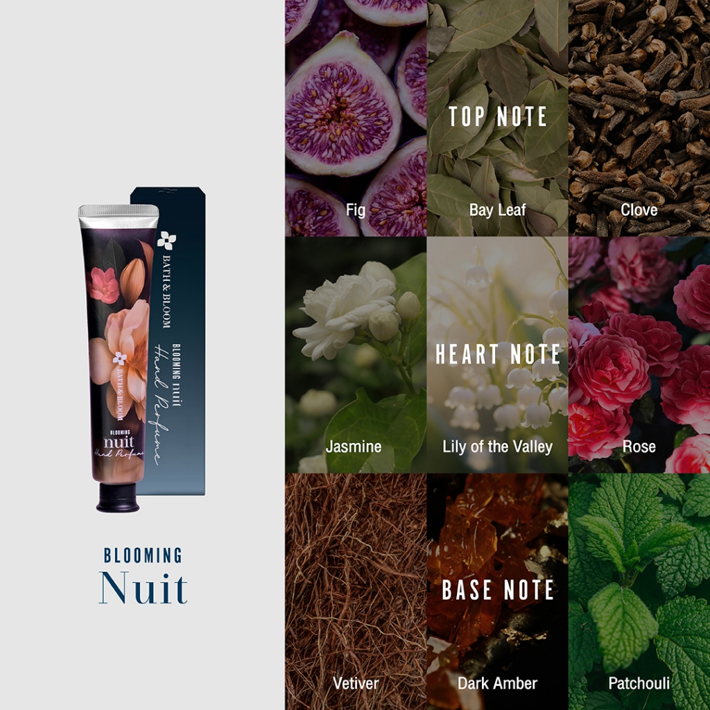 Bath&Bloom كريم يدين معطر Blooming Nuit ‏20 مل — صورة 2
