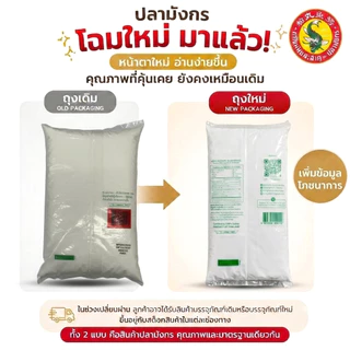 1 ซอง แป้งท้าวยายม่อม ตราปลามังกร ขนาด 500 กรัม ผลิตจากมันสำปะหลังแท้ 100%
