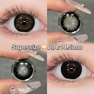 Magister & Realcon คอนแทคเลนส์ Big Eyes บิ๊กอาย น้ำตาล คอนแทคเลนส์สีดำ ค่าสายตาปกติ Doll Eyes contact lenses