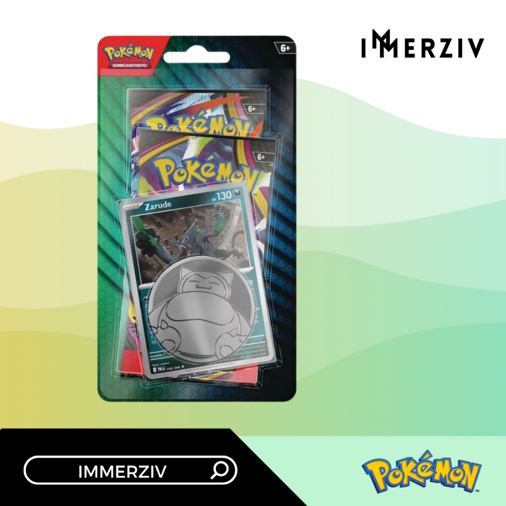 (พร้อมส่ง) POKEMON TCG MEGA EVOLUTION 2 PACK BLISTER (2 PACK) (ZARUDE)