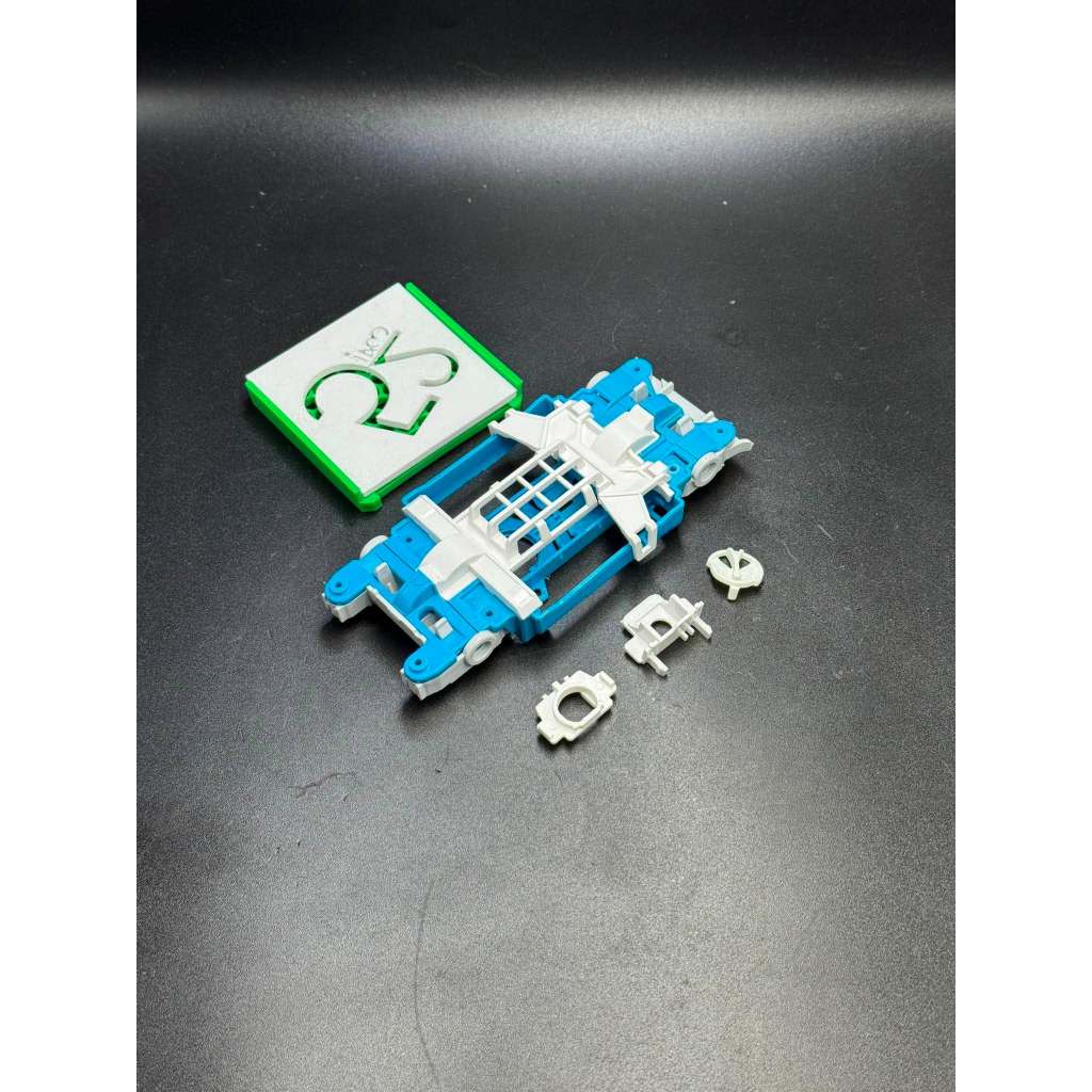 Tamiya mini 4WD MS-L Suspension (white blue)