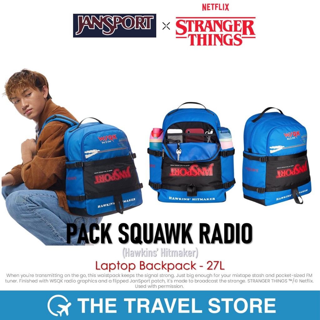Jansport PACK SQUAWK RADIO Laptop Backpack - 27L กระเป๋าเป้ สะพายหลัง