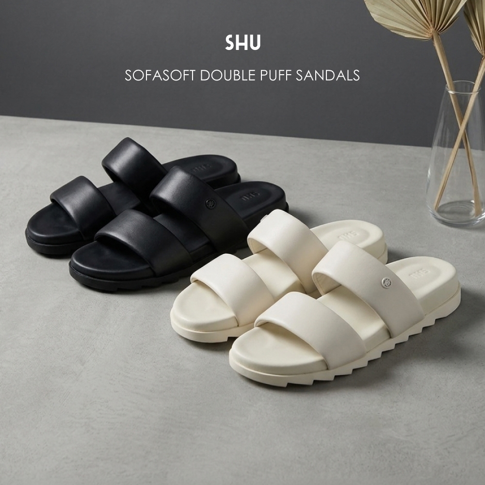 SHU SOFASOFT DOUBLE PUFF SANDALS รองเท้าแตะ