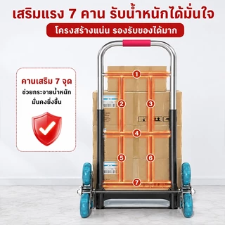 รถเข็น 2ล้อ/3ล้อ รถเข็นพับได้ รถเข็นของ Cart รถเข็นอเนกประสงค์ ยืดได้ ล้อ PU/ล้อยาง พกพาสะดวก