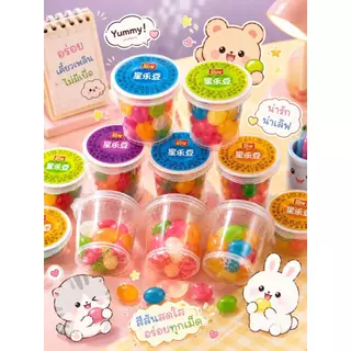 เยลลี่กรอบ ผลไม้หนึบหนับ (GELATIN CANDY) จำนวน 1 ถาด (30 ชิ้น)