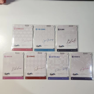 Limited Hoyofest 2026 freebies โฮโยเฟส ตั๋ว การ์ดHonkai star rail Genshin ZZZ card ticket Blade Silver wolf Flins Jahoda