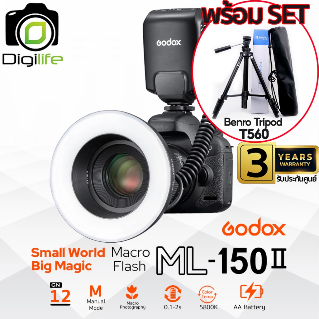 Godox Flash ML-150 II Manual - Macro Ring Flash ( ML150 II ) / Digilife Thailand