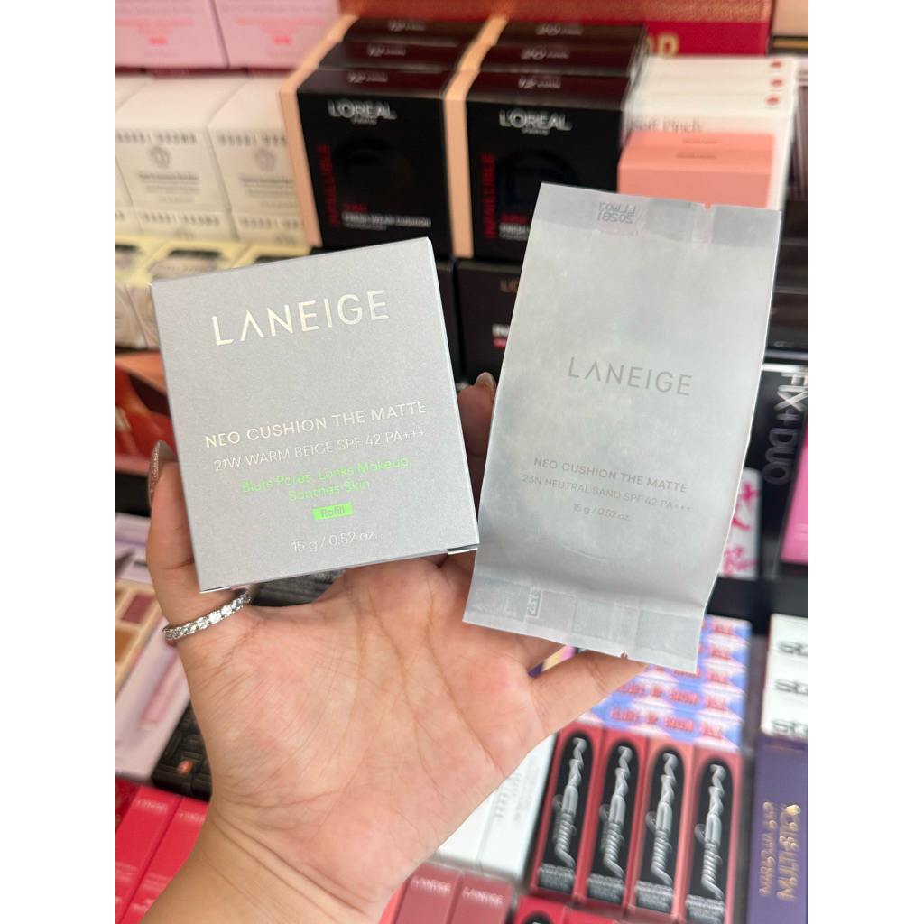 (แยกขาย/สูตรใหม่💚) LANEIGE New Neo Cushion The Matte 15g