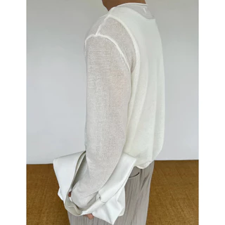 LEELA -RELAX KNIT SHIRT-เสื้อไหมพรมแขนยาว