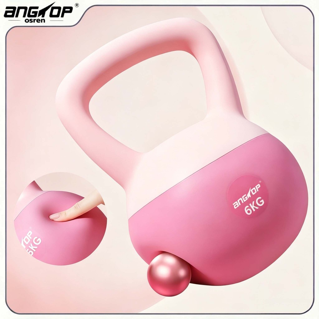 ANGTOP เคตเทิลเบล 6 kg แคทเทิลเบลนุ่ม2.5กก/ 4กก/5กก./8กกเคตเทิลเบล ที่ยกน้ําหนัก kettlebell นิ่ม